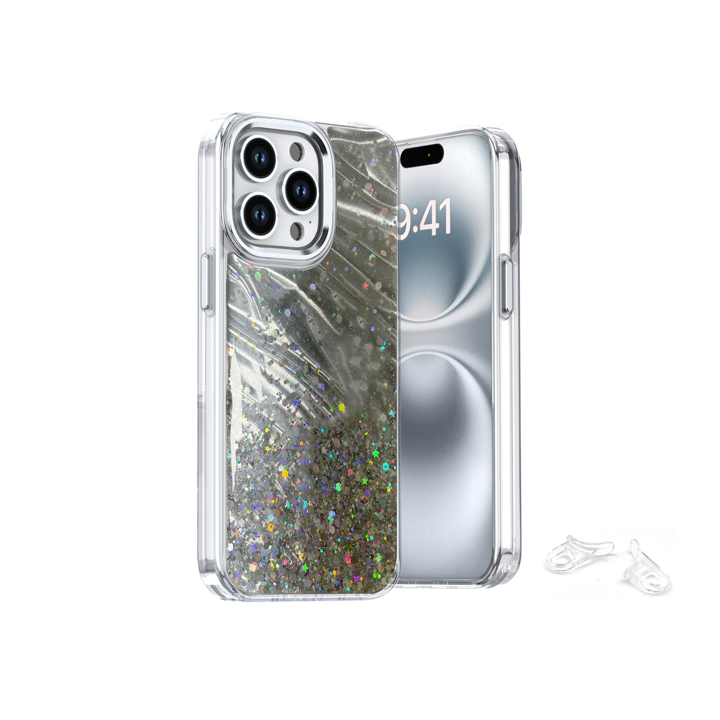 Samsung A06 Glitter Printed Case