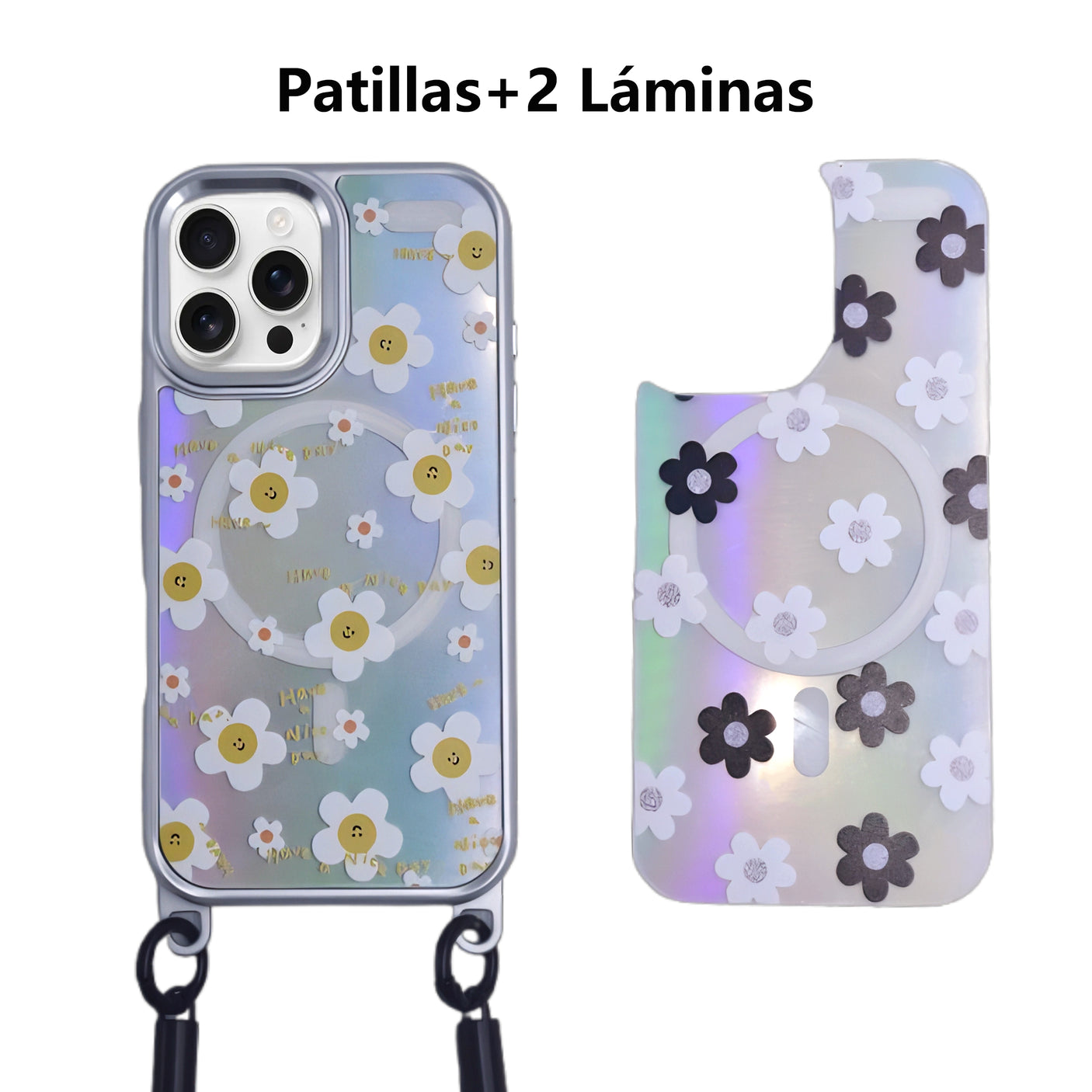 Samsung A06 Magsafe Case with Interchangeable Patterned Sheets