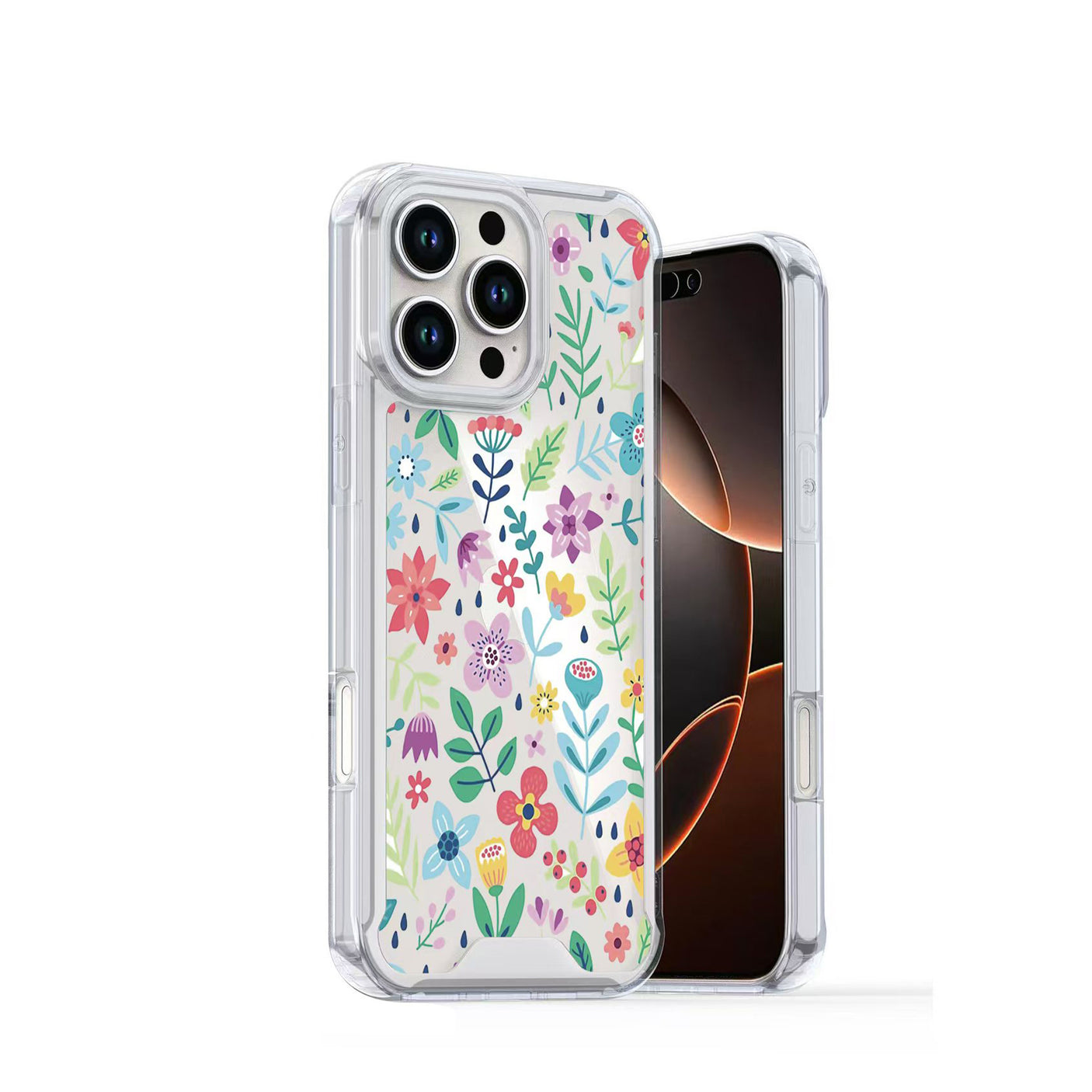 Samsung A06 Printed Case Flowers Design (Mix)