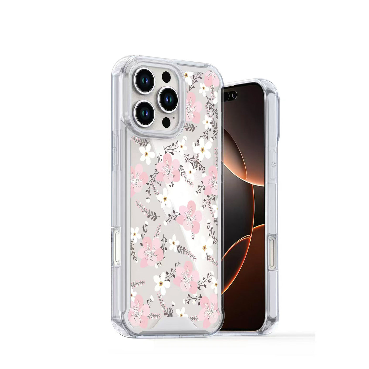 Samsung A06 Carcasa Estampada Diseño Flores (Mix)