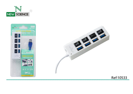 USB to USB 3.0 Multiport Adapter Cable with Switch