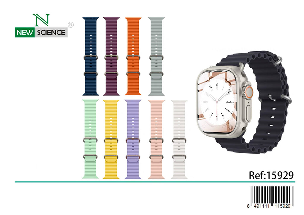 Pulseira iWatch de silicone 42/44/45/49 MM