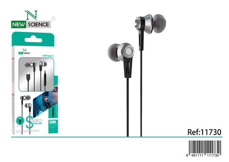 Auriculares Type C con Almohadilla TC-03