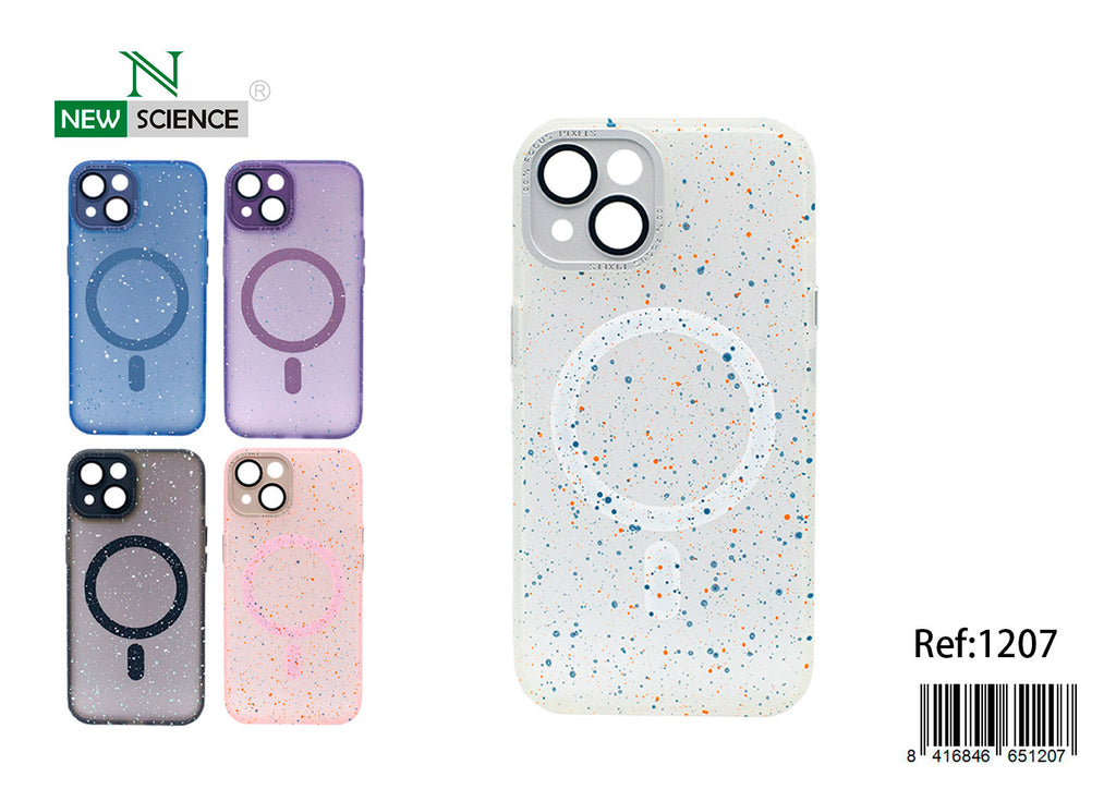 iPhone 14 Plus Carcasa Diseño Dots con Magsafe