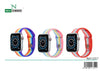 Pulseira de silicone arco-íris 38/40/41 mm