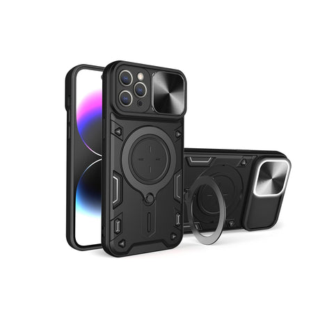 Samsung A06 Case with Ring Holder and Sliding Camera