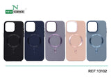 Capa de couro para iPhone 15 com Magsafe