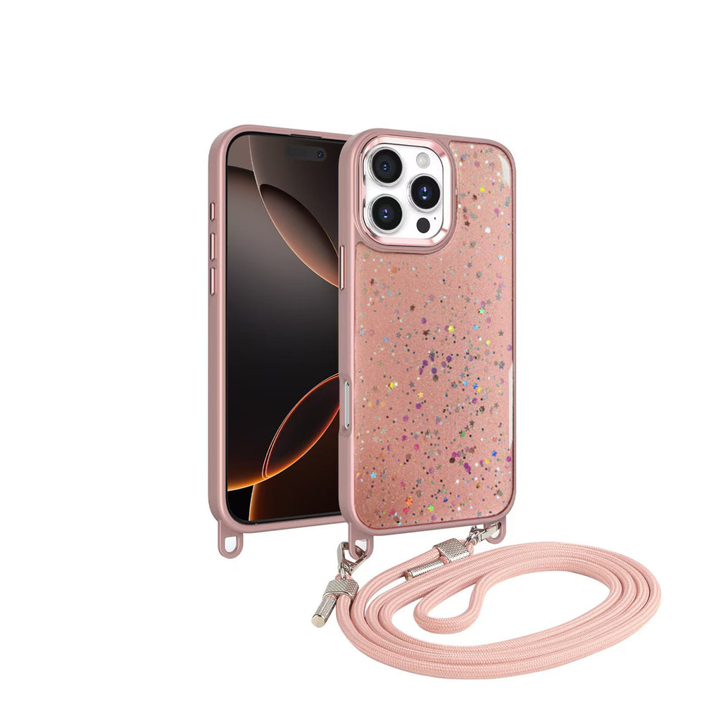 Samsung A15 Glitter Case with Pendant