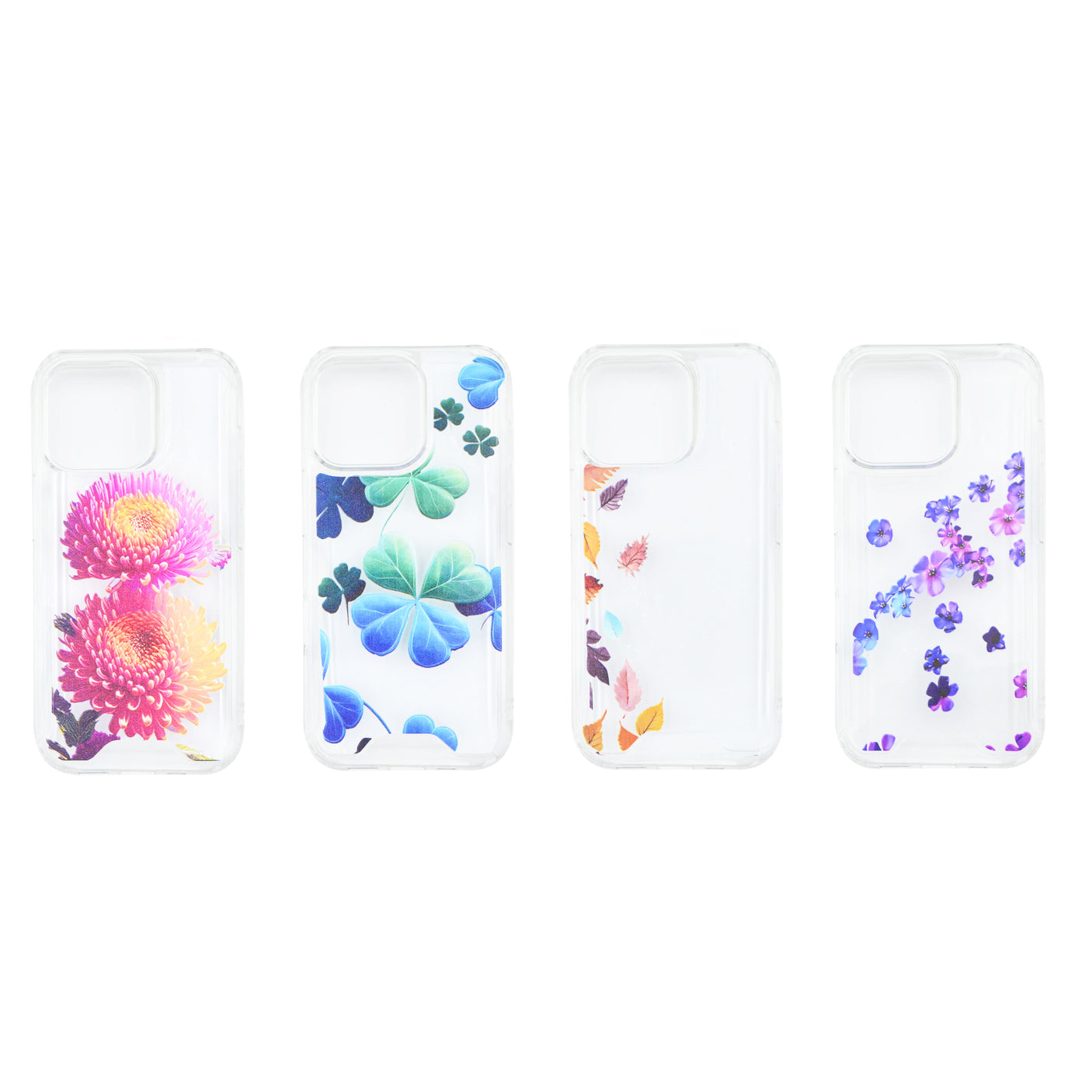 Capa reforçada para iPhone 16 com design floral