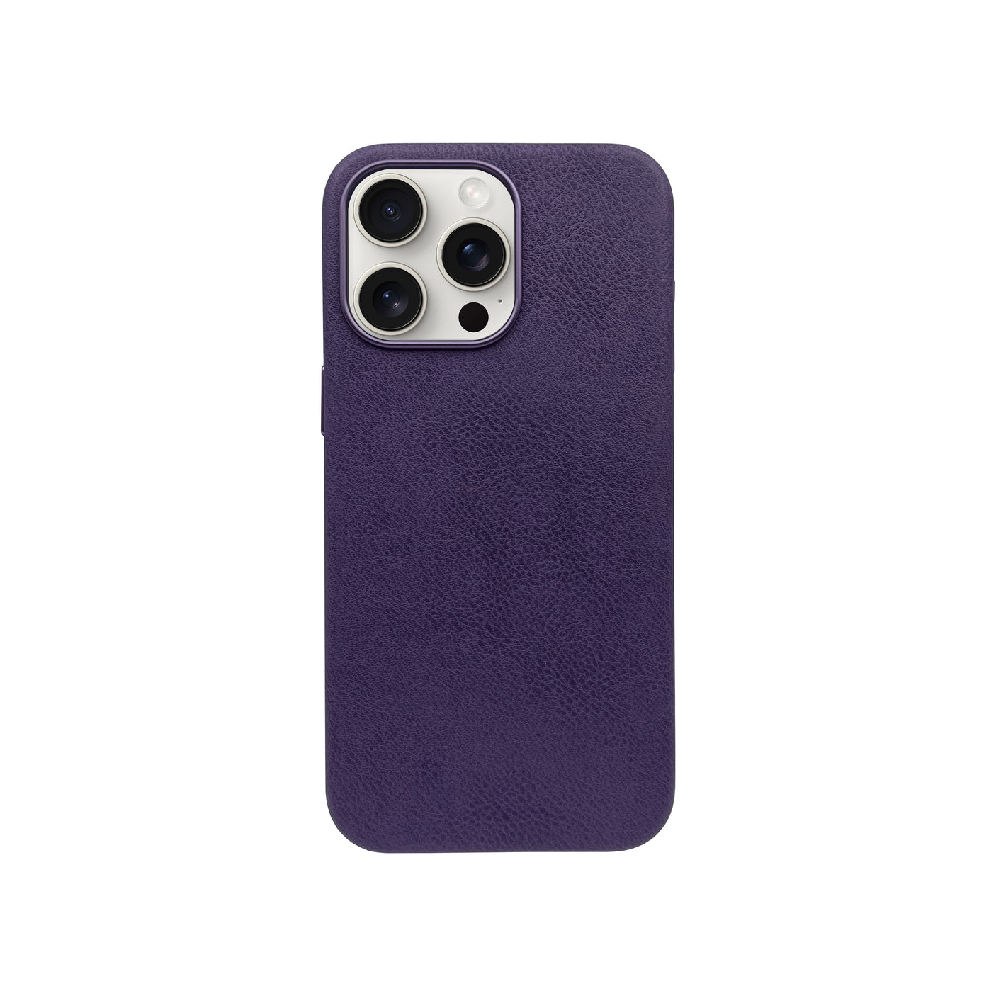 iPhone 15 Leather Case with Invisible Magsafe