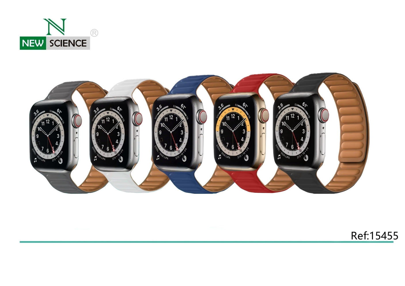 42mm/44mm/45mm/49mm Correa con Iman Liso iWatch