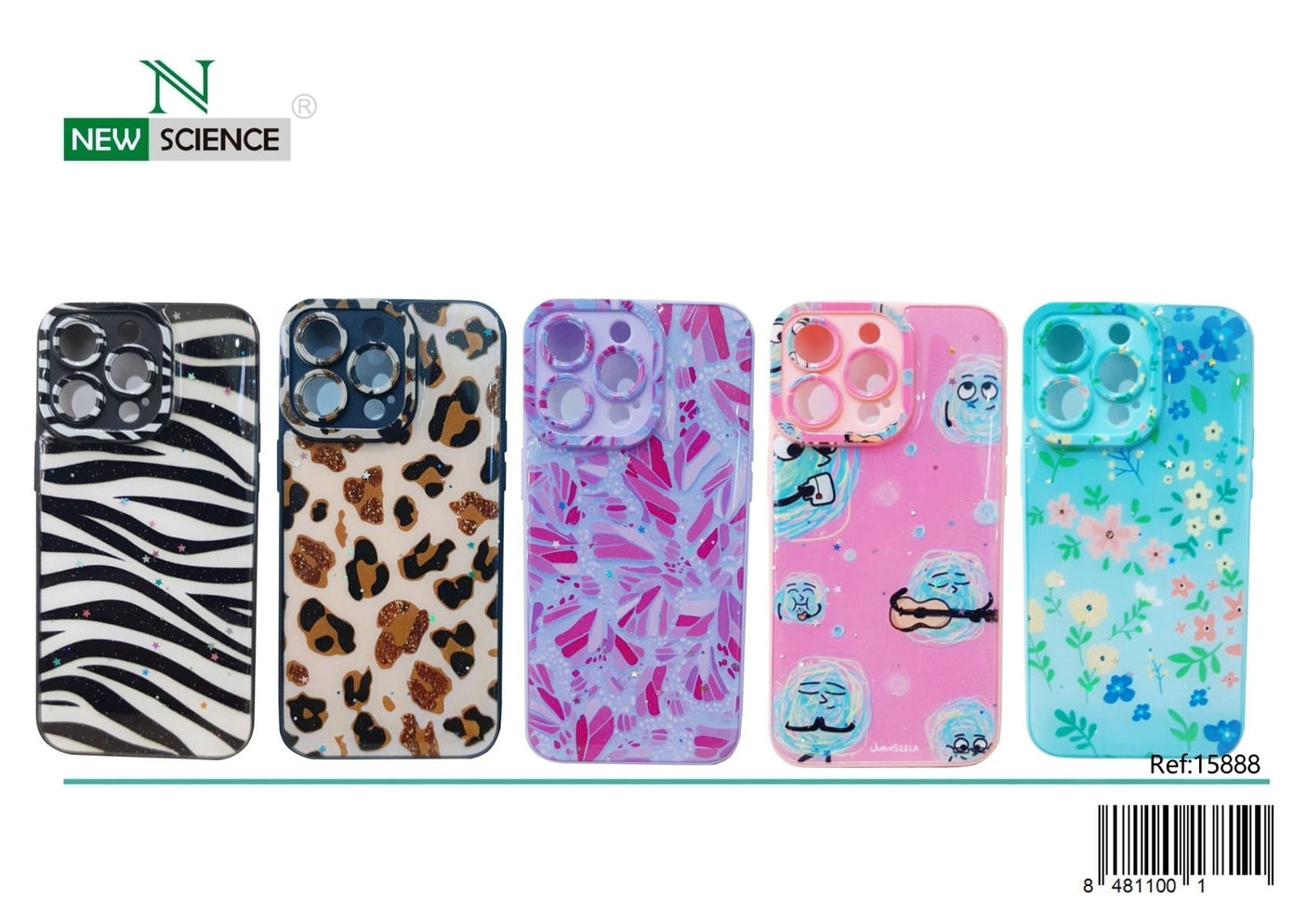 Carcasa Estampada con Brillo iPhone 13