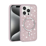 Samsung S24 Magsafe Case with Glitter Diamonds Chrome