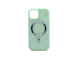 iPhone 16 Pro Carcasa Magsafe con Purpurina Diamantes Cromada