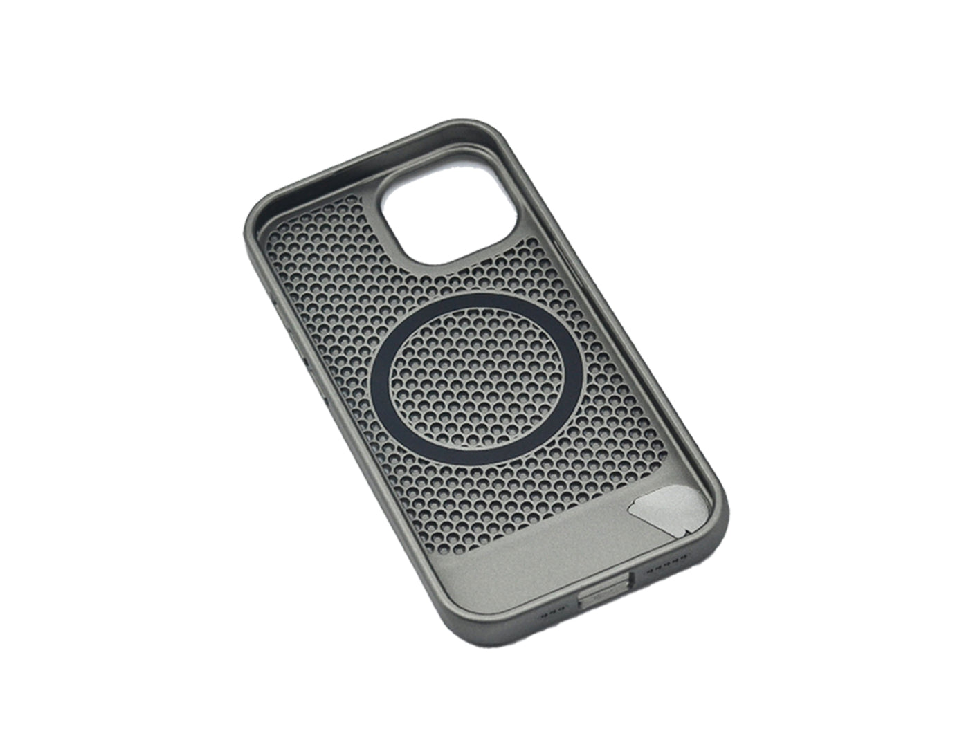 iPhone 15 Plus Breathable Case Brickwall Hollow Cellular Hole with Magnetic