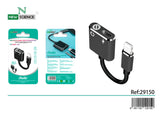 Adaptador Auricular Lightning a Jack y Carga A6