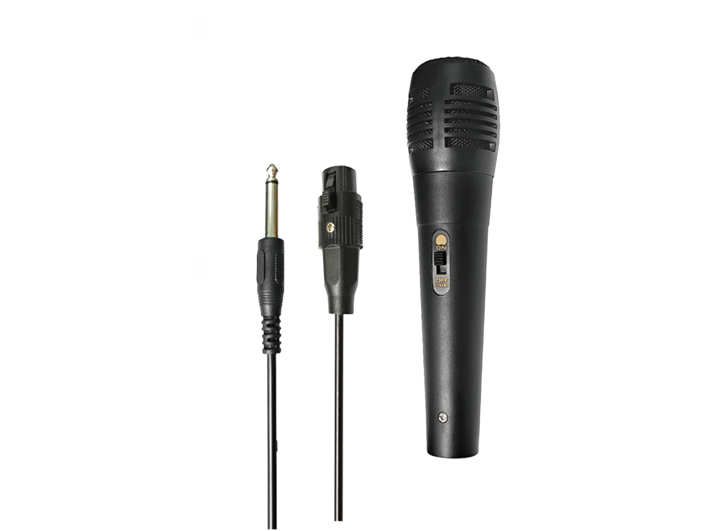 Dynamic Vocal Microphone with 2 meter cable 6.5mm Jack Connection and On/Off Button Model:BT-2307