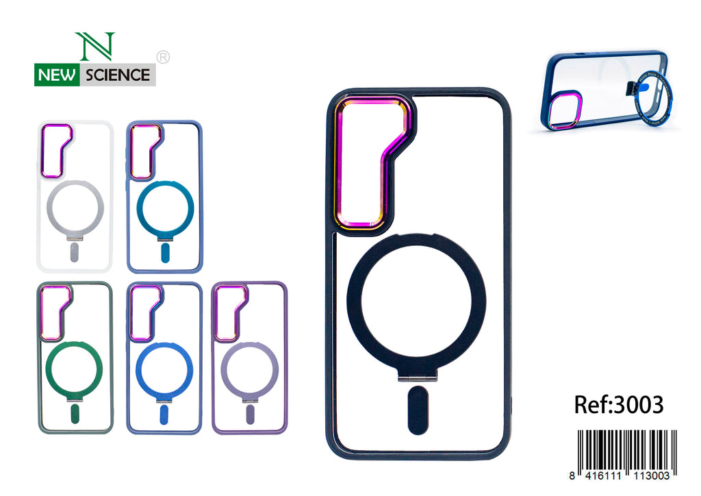 Samsung S23 Carcasa Elektro con Soporte Anillo Magsafe Plegable