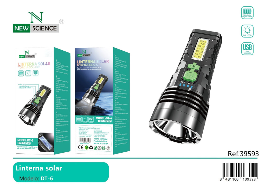 DT-6 Solar Flashlight