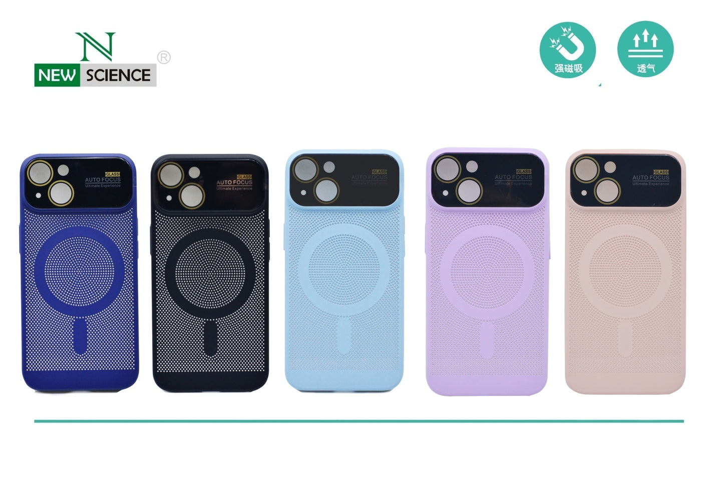 iPhone 15 Breathable Case with Magsafe