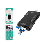 Lector de tarjetas para SD/TF/USB/Type C/Micro DK-06