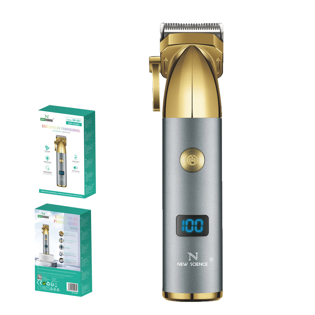 Máquina de cortar cabelo profissional recarregável SK-551 