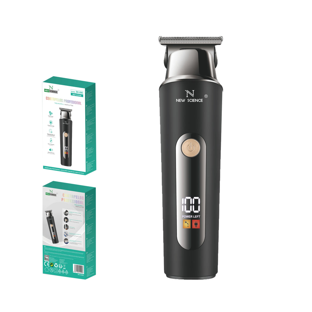 Máquina de cortar cabelo profissional recarregável SK-586 