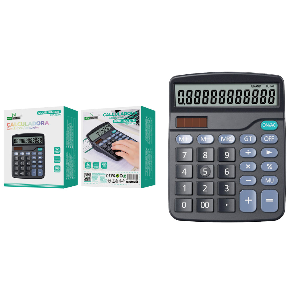 Calculadora KK-837B (Negro)