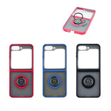 Samsung Z Flip 4 Case with Metal Ring Holder