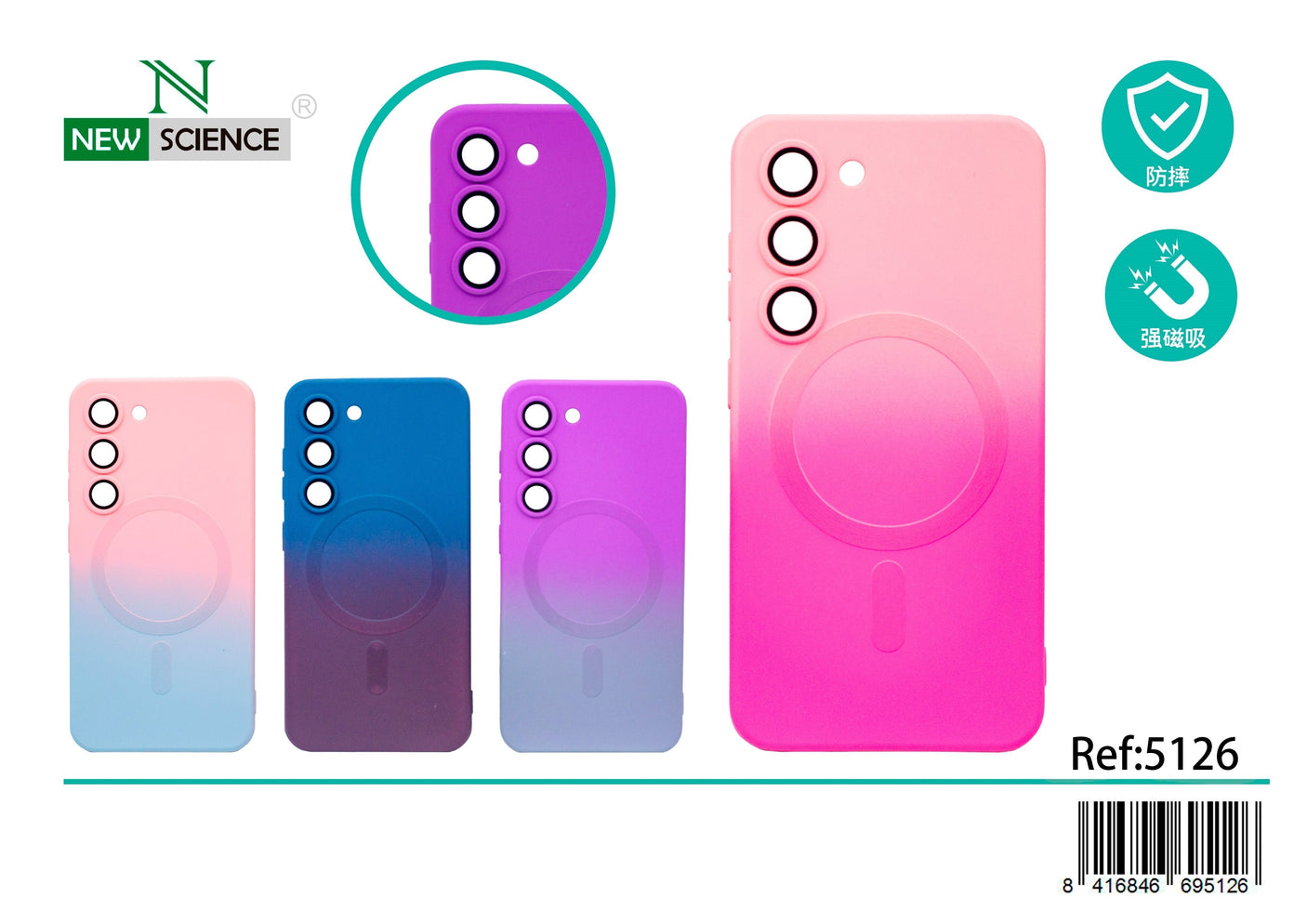 Funda Con Degradado Magnetico iPhone 14