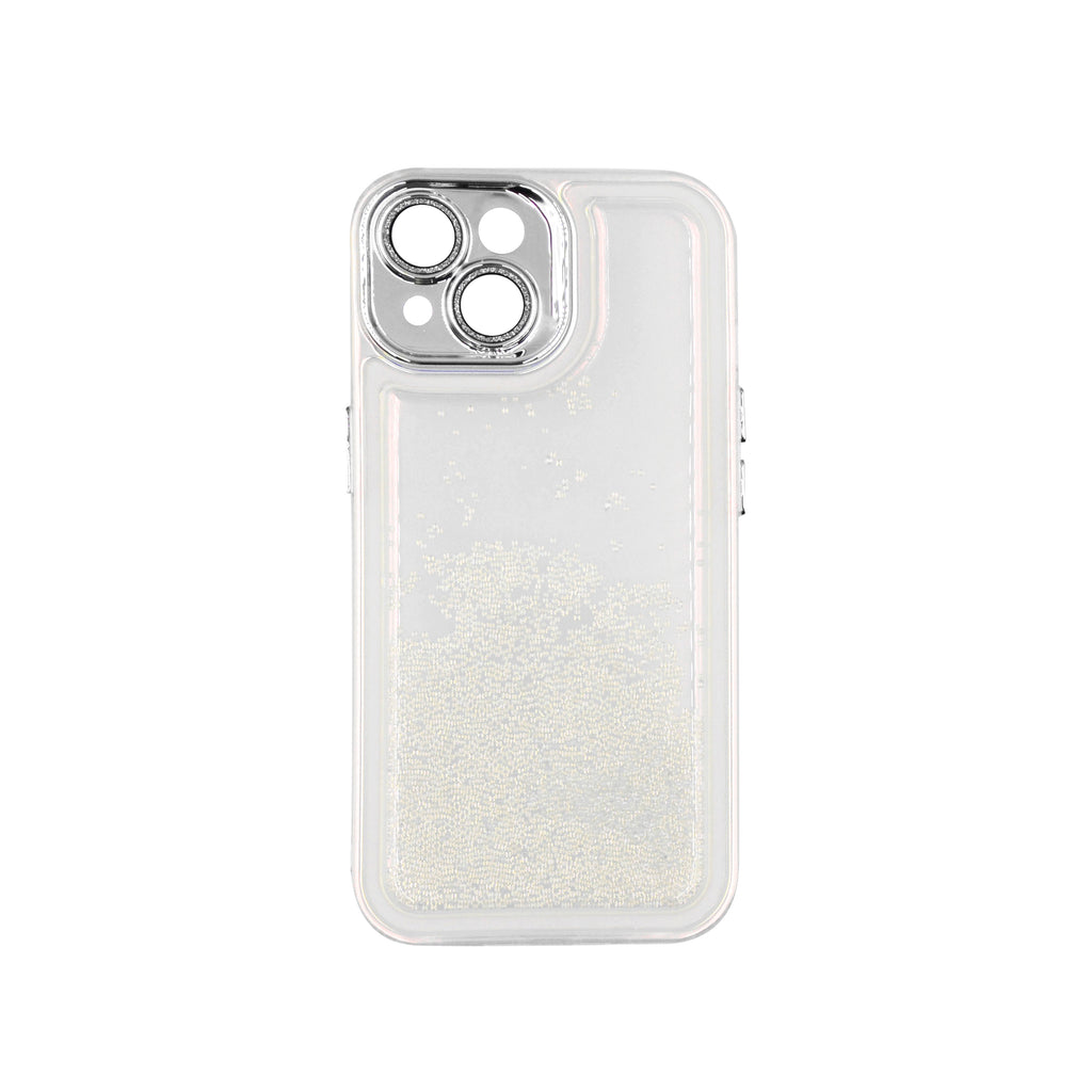 Capa glitter para iPhone 14 6,1" areia fluida (mistura)