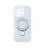 iPhone 16 Pro Max Carcasa Magsafe Brillante con Soporte Anillo Plegable