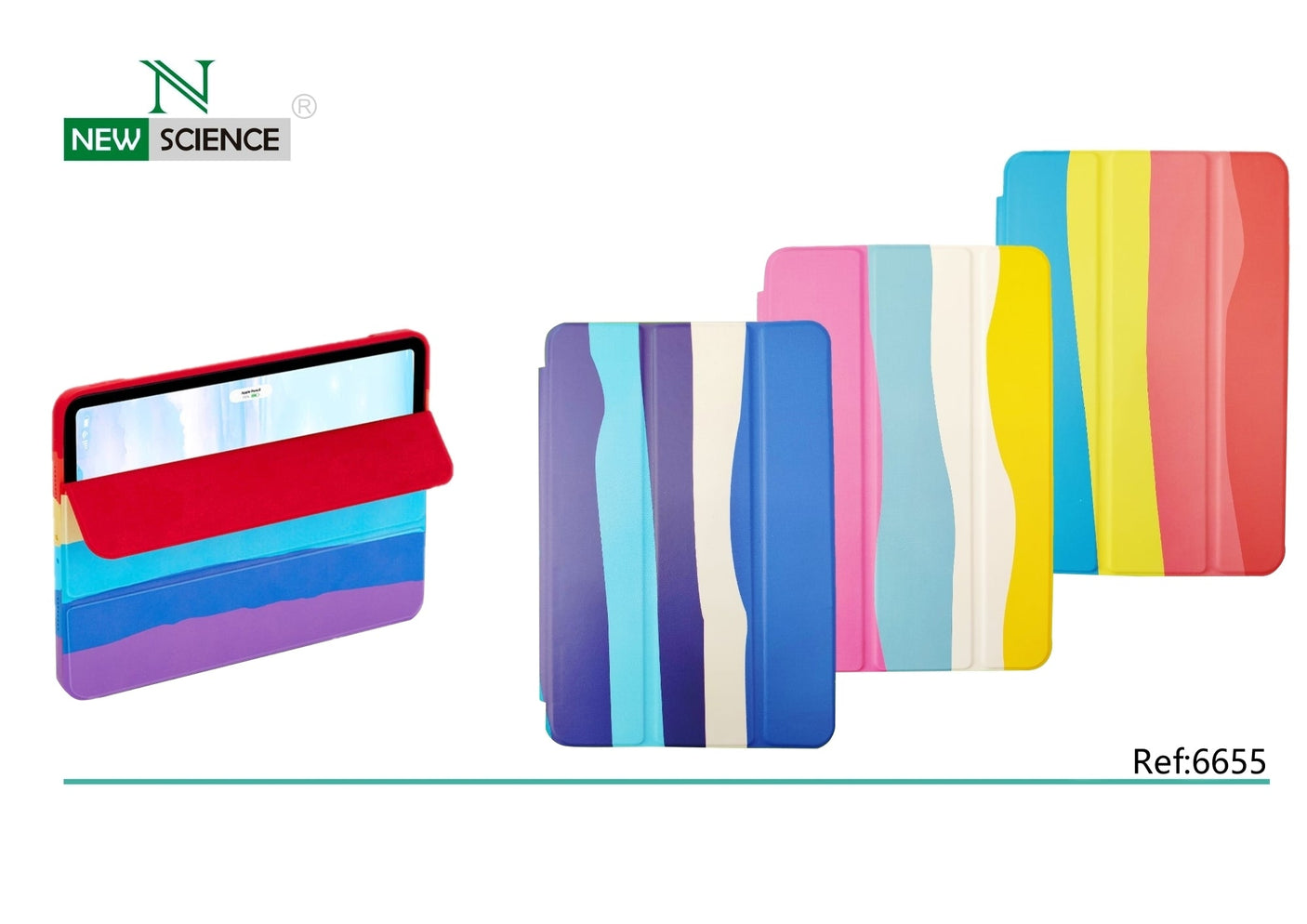 iPad Mini 4 SmartCover Tablet Case Design Arco-Íris