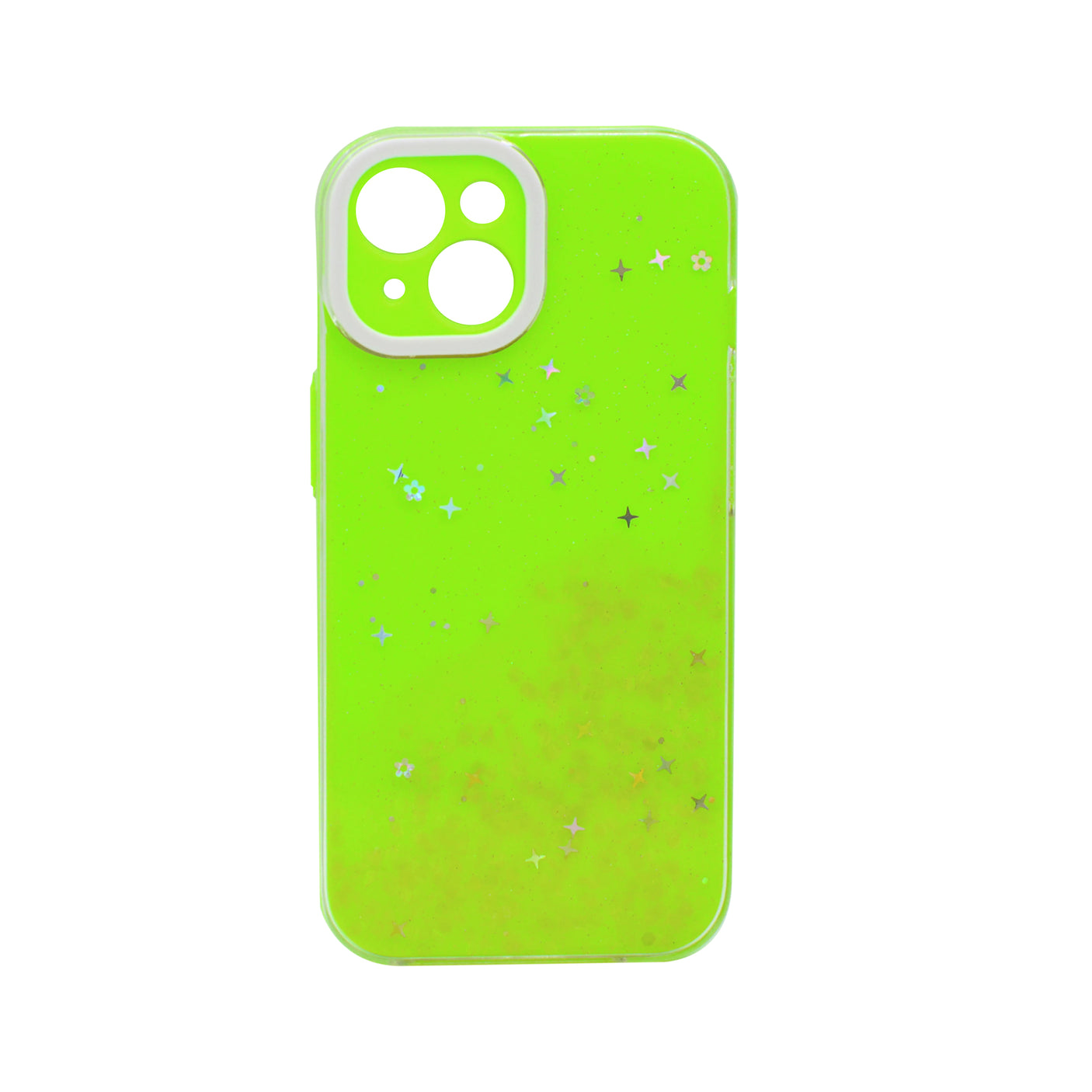 iPhone 15 Carcasa con Purpurina y Estrellas