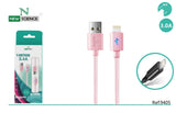 Cable USB a iPhone 3.0A 1M SE-07