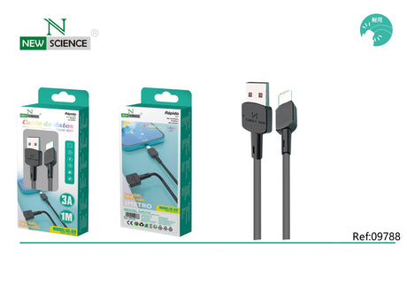 Cabo USB para iPhone 3A 1M SE-09