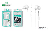 Fones de ouvido com conector de 3,5 mm e almofada TD-03