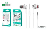 Auriculares 3.5mm Jack con Almohadilla TD-21