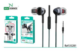 Auriculares 3.5mm Jack con Almohadilla TD-21