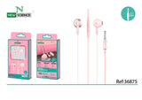 Auriculares 3.5mm Jack Metalizado TD-33