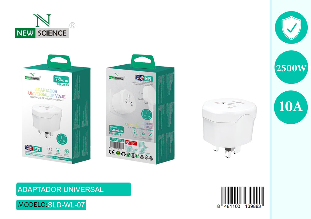 UK Travel Adapter 250V SLD-WL-07