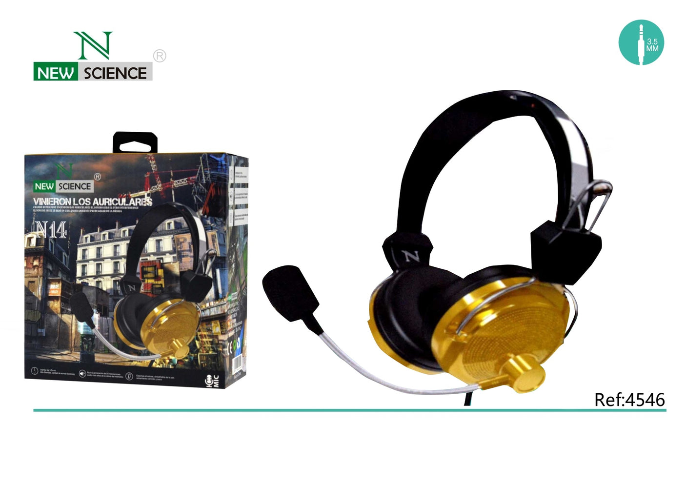 Cascos con Cable N12