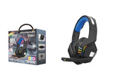 Cascos Gaming RGB LED con Cable USB A-621