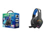 Fones de ouvido para jogos LED RGB com cabo USB A-623