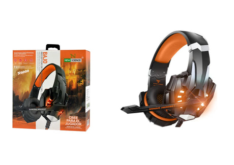 Cascos Gaming con cable USB N9000
