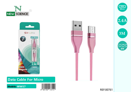 Cable USB a Micro 2.4A WW57