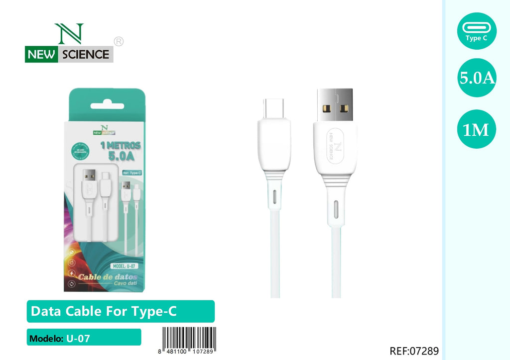 Cabo USB para Tipo 5A 1M U-07