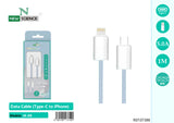 Cable PD USB-C a iPhone 20W 1M JX-08