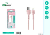 Cabo USB para iPhone 3A 1M JX-02