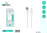 Cable USB a iPhone 3A 1M JX-02